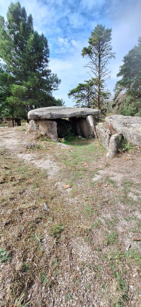 Another upright view of the Mezio megalithic site.